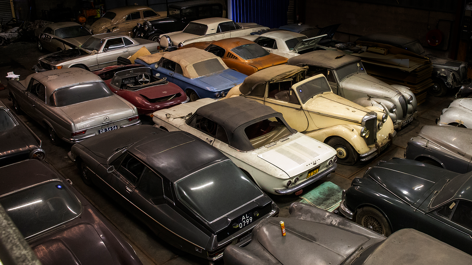 Huge barn find haul for sale Classic Sports Car